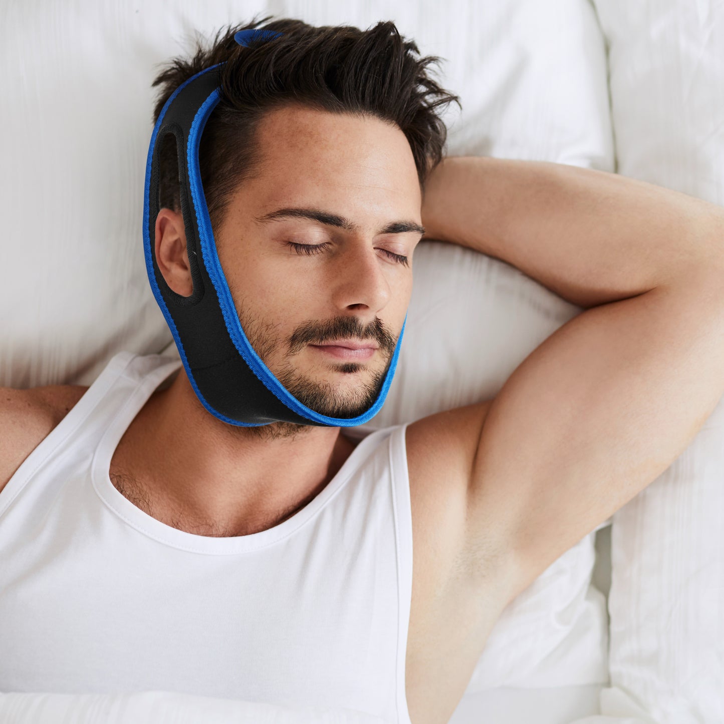 Anti Snoring Chin Strap - Snoring Solution, Effective Snore Stopper with Comfortable Neoprene for Better Sleep